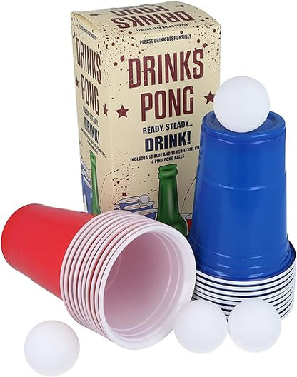 beer pong with cups