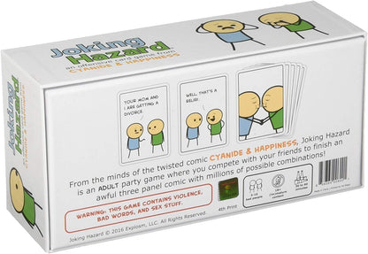 Joking Hazard by Cyanide & Happiness Back of Box