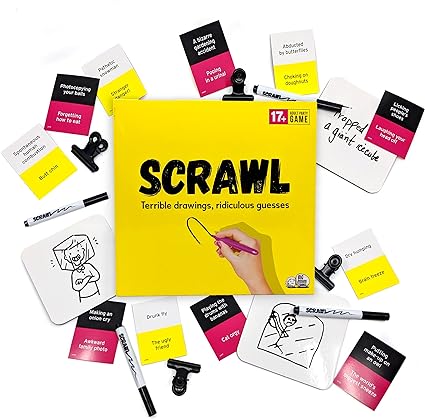 Scrawl card game