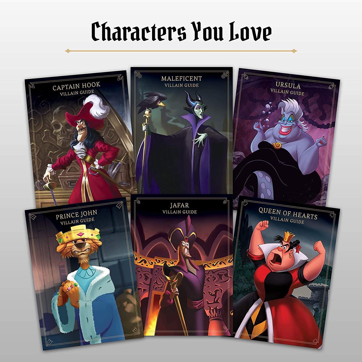 Disney Villainous - Worst Takes It All - Characters you can play as