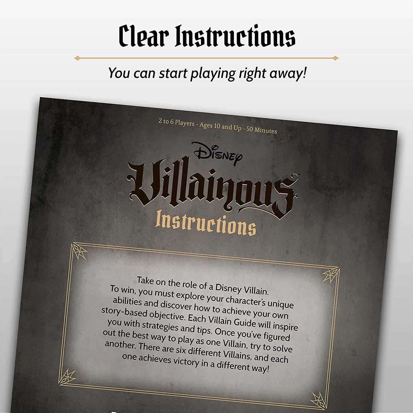 Disney Villainous - Worst Takes It All - instructions easy to understand