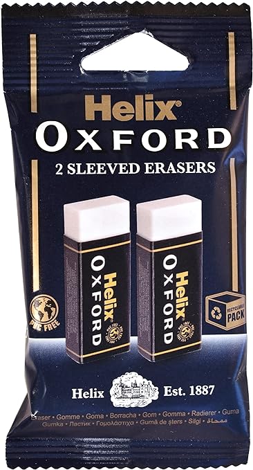 Helix Oxford Erasers 2x Pack - PreDegree