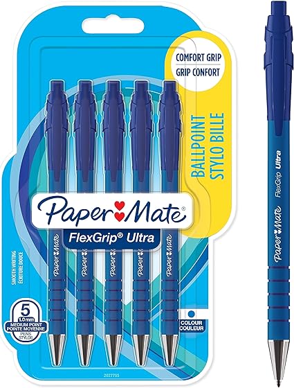 Paper Mate Flexgrip Ultra Retractable Ballpoint Pens - PreDegree