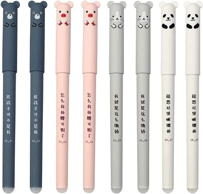 Cute Cartoon Animal Erasable Pens - PreDegree