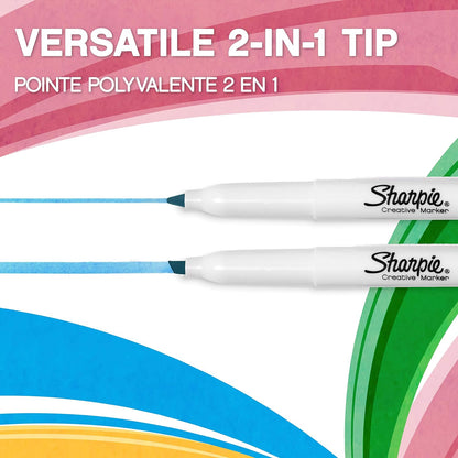 sharpie s-note versatile 2-in-2 tip