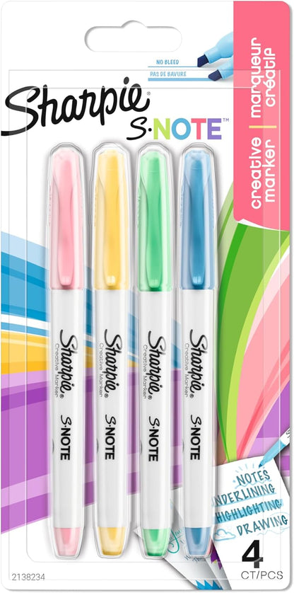 sharpie s-note 4 colours pack