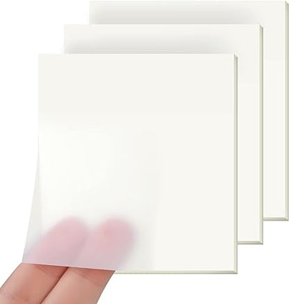 Transparent Sticky Notes - 150 Notes - PreDegree